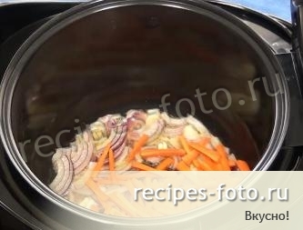 Овощное рагу в мультиварке