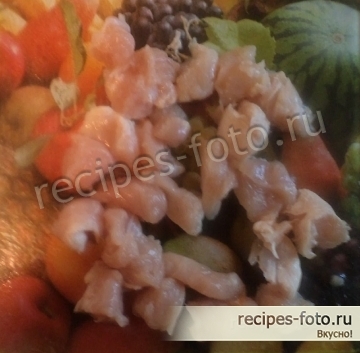 Картошка в духовке с мясом и грибами