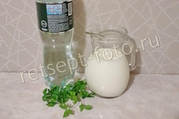 Айран с зеленью