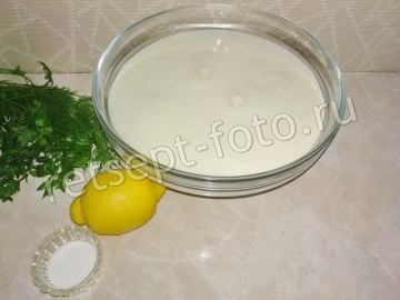 Айран с зеленью