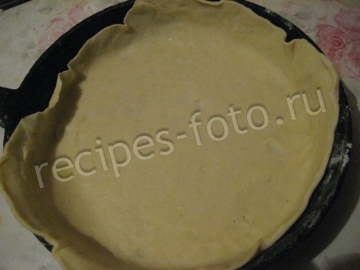 Американский пирог с яблоками и карамелью