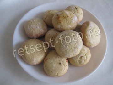 Апельсиновое печенье с трещинками