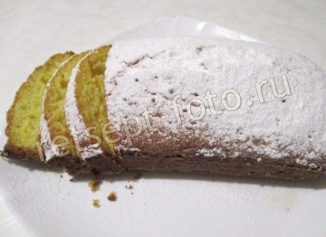 Апельсиновый кекс с пропиткой