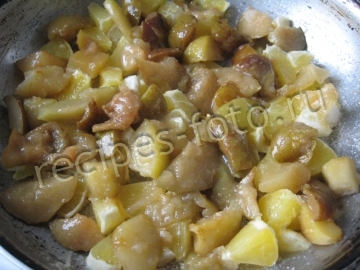 Апельсиновый пирог с грушами и апельсином на кефире