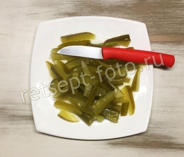 Азу из телятины с солеными огурцами