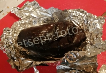 Баклажаны с чесноком и зеленью