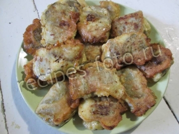 Баклажаны с сыром в кляре