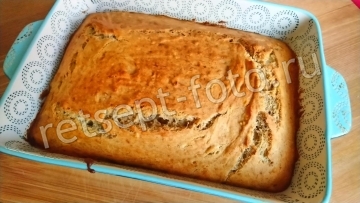 Банановый кекс без сахара
