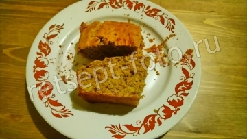 Банановый кекс без сахара