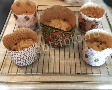 Банановый кулич с изюмом