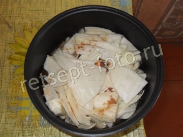 Баранина с овощами в мультиварке