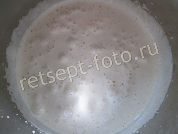 Бисквитный торт из кукурузной муки с творожным кремом