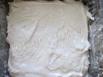 Бисквитный торт с грушами и сливочным сыром