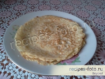 Блинчики «Мешочки» фаршированные рыбой и морковью