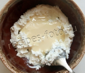 Блинчики с творогом и сгущенкой