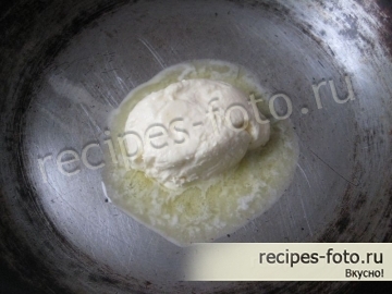 Блины  с карамелизированными яблоками