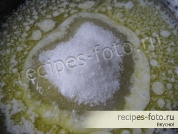 Блины  с карамелизированными яблоками
