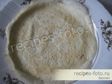Блины на кефире с капустой