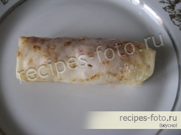 Блины на кефире с капустой