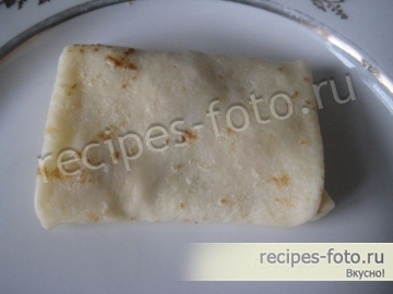 Блины с грибами и сыром