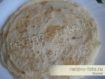 Блины с курицей и сыром