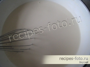 Блины с курицей, грибами и сыром