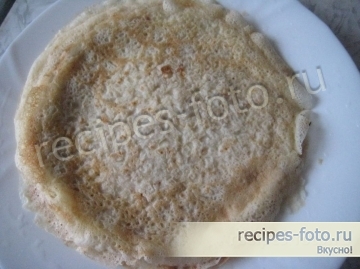 Блины с семгой и сыром