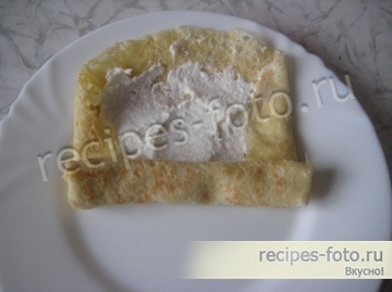 Блины с творогом