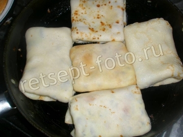 Блины на пиве с грибами и картошкой