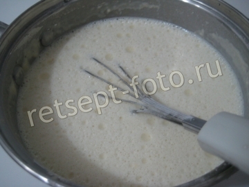 Блины с грибами и плавленым сыром