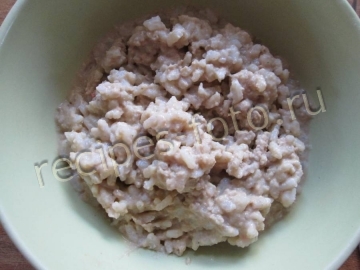 Блины с ливером и рисом. Тесто на кефире и молоке