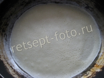 Блины с маслятами