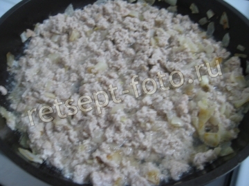 Блины с мясом и яйцом