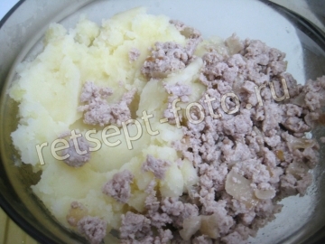 Блины с мясом и картошкой