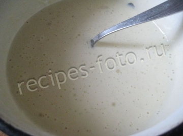 Блины с мясом и рисом на кефире