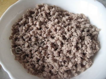 Блины с мясом на кефире