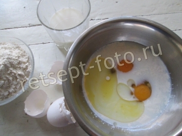 Блины с орехами