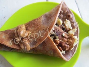 Блины с орехами