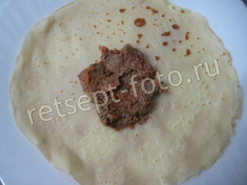 Блины с печенью