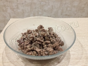 Блины с печенью и картошкой