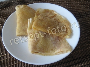 Блины с сыром на кефире