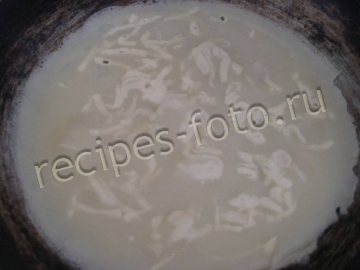 Блины с сыром в тесте