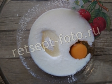 Блины с творогом и клубникой