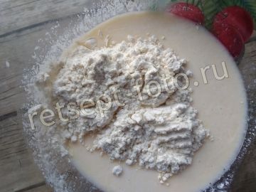 Блины с творогом и клубникой