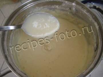 Блины заварные на кефире с кипятком
