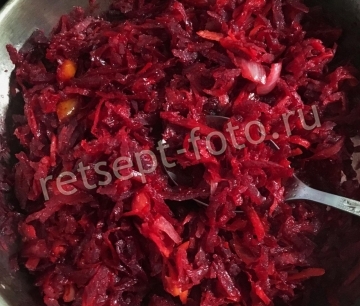 Борщ с фасолью без капусты и картошки