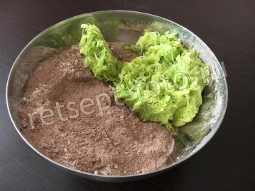 Брауни из кабачка без яиц