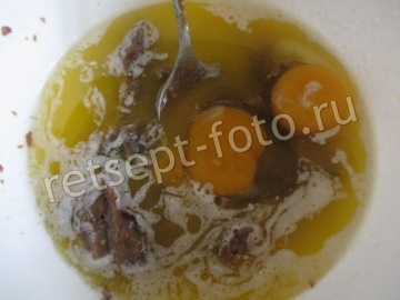 Брауни с финиками и орехами без сахара
