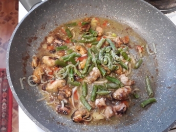 Булгур с рисом и морепродуктами