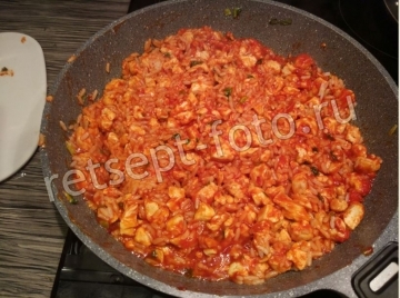 Буррито с курицей и рисом